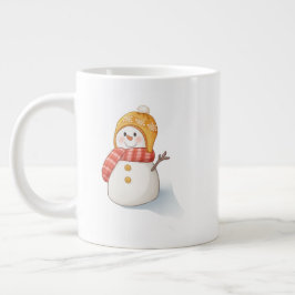 クリスマスマグカップ - 懐かしいホリデーココアとコーヒーC ジャンボコーヒーマグカップ