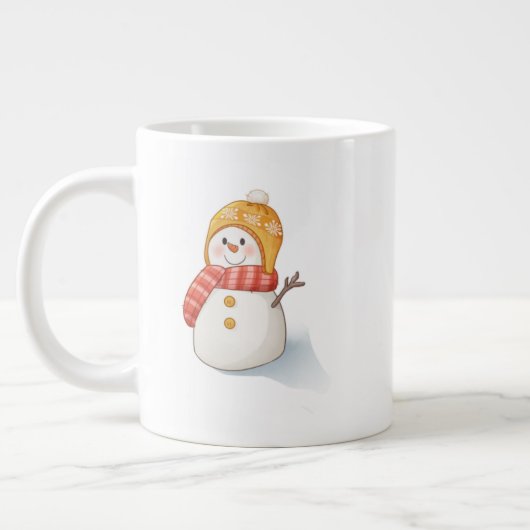クリスマスマグカップ - 懐かしいホリデーココアとコーヒーC ジャンボコーヒーマグカップ (左)