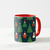クリスマスマグカップ 柄 マグカップ (正面右)