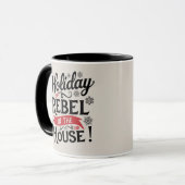 クリスマスマグカップ | 贈り物に最適なホリデービベス マグカップ (正面左)