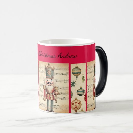 クリスマスマグッパーソナライズされたグ – ギフト – 魔法マグカップ モーフィングマグカップ (正面右)