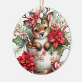 クリスマスマグトインデナー6 セラミックオーナメント (左)