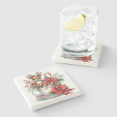 クリスマスマグトインデナー8 ストーンコースター (横)