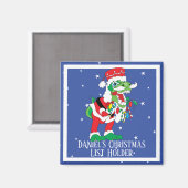 クリスマスマグネットスクエアティSANTAsaurusレックス2 マグネット (正面/裏面)