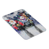 クリスマスマグネットハッピークリスマスフレンズ – おもしろい マグネット (右側)