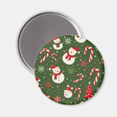 クリスマスマグネット – フェスティバル冷蔵庫デコール&ホリデー マグネット (正面/裏面)