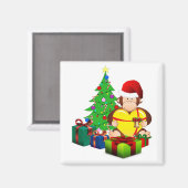 クリスマスマグネット マグネット (正面/裏面)