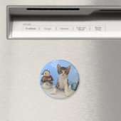 クリスマスマグネット – 猫/子猫 マグネット (インサイチュ (食洗機))