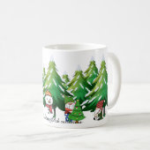 クリスマスマグノーム コーヒーマグカップ (正面右)