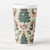 クリスマスマグ子供へ カフェラテマグ (正面)