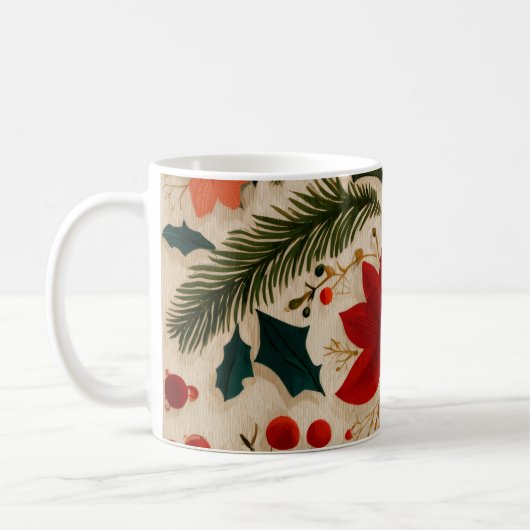 クリスマスマグ コーヒーマグカップ (左)