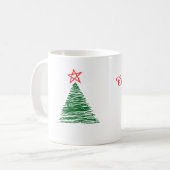 クリスマスマグ コーヒーマグカップ (正面左)