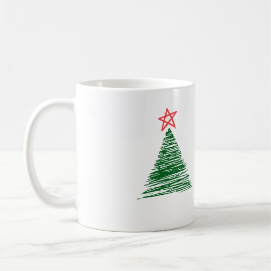 クリスマスマグ コーヒーマグカップ (左)
