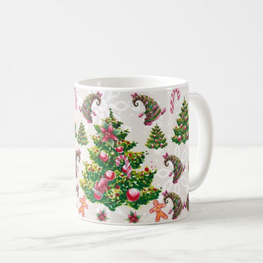 クリスマスマグ コーヒーマグカップ (正面右)