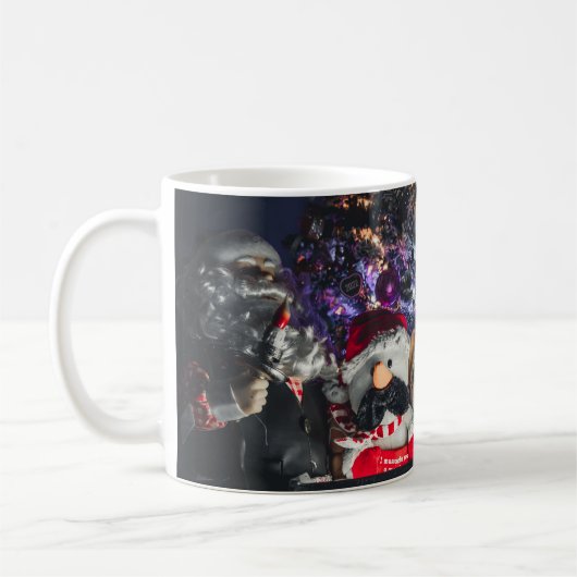 クリスマスマグ コーヒーマグカップ (左)