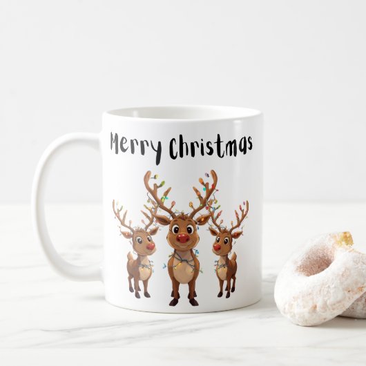 クリスマスマグ コーヒーマグカップ (ドーナツ)