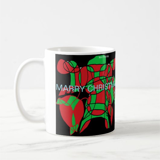 クリスマスマグ コーヒーマグカップ (左)