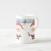 クリスマスマグ サンタ ボーンチャイナマグカップ (正面右)