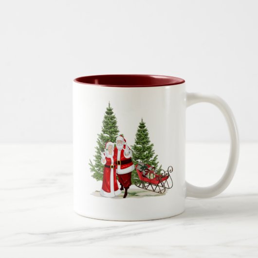 クリスマスマグ ツートーンマグカップ (右)