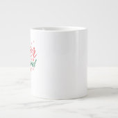 クリスマスマグ – ホッとしたホリデーココア&コーヒーカップ ジャンボコーヒーマグカップ (正面)