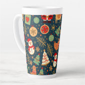 クリスマスマグ（編集） カフェラテマグ (左アングル)