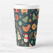 クリスマスマグ（編集） カフェラテマグ (正面)