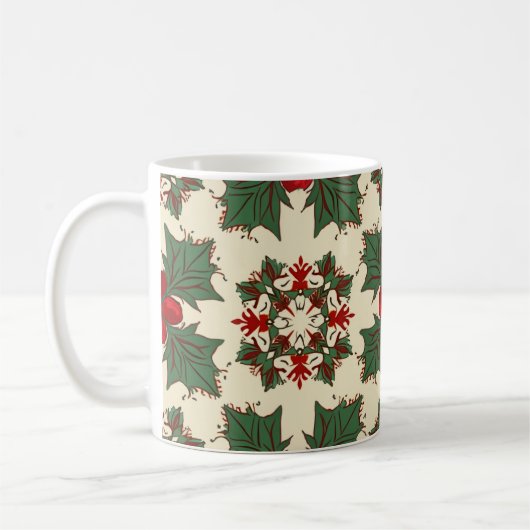 クリスマスマグ（編集） コーヒーマグカップ (左)