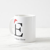 クリスマスマグ「D」イニシャル コーヒーマグカップ (正面左)