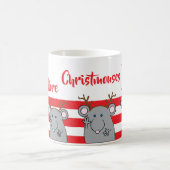 クリスマスマグ「Merry More Christmouses To Come」 コーヒーマグカップ (中央)