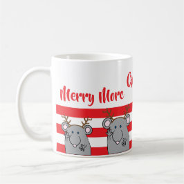 クリスマスマグ「Merry More Christmouses To Come」 コーヒーマグカップ
