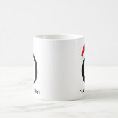 クリスマスマグ「O」イニシャル コーヒーマグカップ (中央)