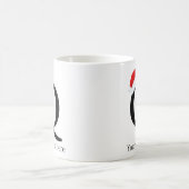 クリスマスマグ「Q」イニシャル コーヒーマグカップ (中央)