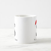 クリスマスマグ「S」イニシャル コーヒーマグカップ (中央)