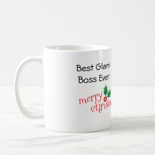 クリスマスマグfor Womanボス コーヒーマグカップ (左)