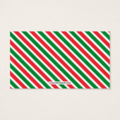 クリスマスマジカルトインデナーフードラベル 子供へ (裏面)