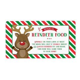 クリスマスマジカルトインデナーフードラベル 子供へ ラベル