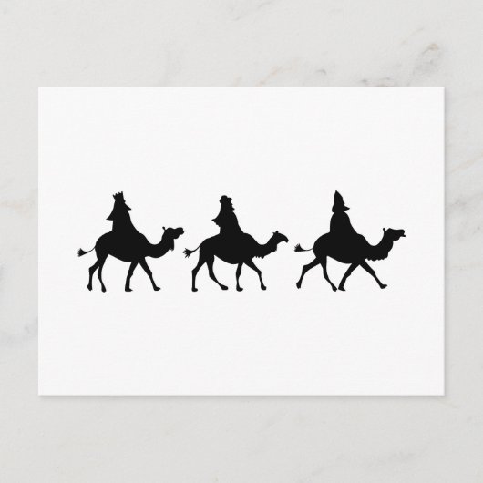 クリスマスマジシルエット シーズンポストカード (正面)