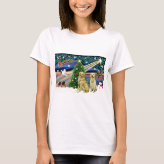 クリスマスマジック ゴールデン ペア Tシャツ