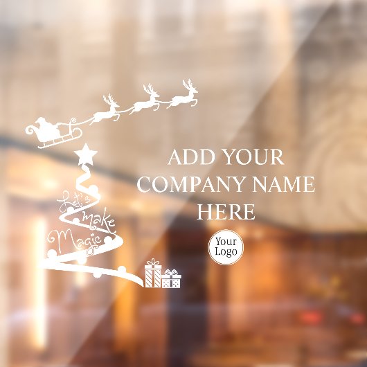 クリスマスマジック ストア ロゴを作りましょう ウィンドウサイン (シート2)