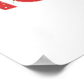 クリスマスマスおたくHOHOHOクリスマスライト ポスター (角)