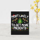 クリスマスマッチンのプレゼントが増える可能性が最も高い カード (黄色い花)