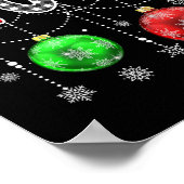 クリスマスマッチングカップル家族の栗2 ポスター (角)