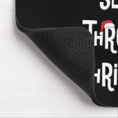 クリスマスマッチングFaを通して眠る可能性が高い マウスパッド (コーナー)