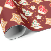 クリスマスマットウォーピング紙 ラッピングペーパー (ロールコーナー)