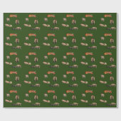 クリスマスマットラッピング紙オブベア ラッピングペーパー (フラット)