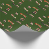 クリスマスマットラッピング紙オブベア ラッピングペーパー (角)