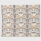 クリスマスマットラッピング紙 ラッピングペーパー (フラット)