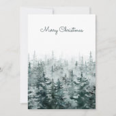 クリスマスマツ林 シーズンカード (正面)