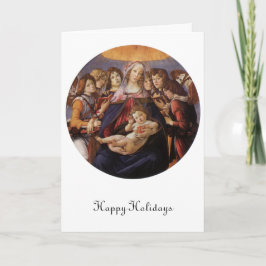 クリスマスマドンナと子供w天使by Botticelli シーズンカード
