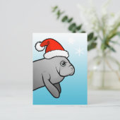 クリスマスマナティーサンタ シーズンポストカード (スタンド正面)